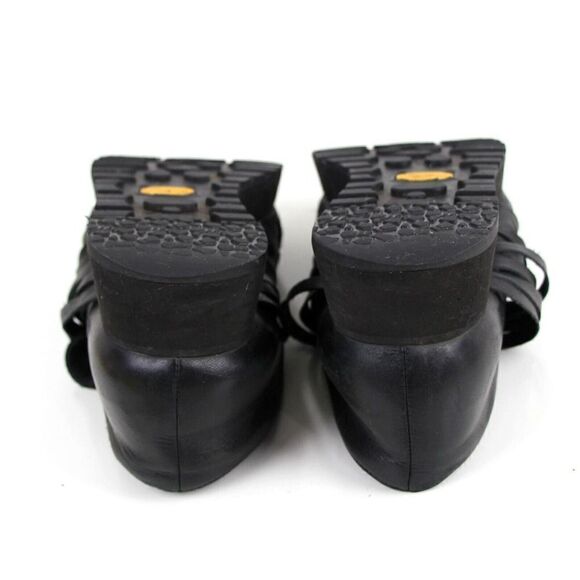 LD Tuttle BLACK GENUINE LEATHER COMFORT LOAFER FLATS FLAT ROUND SHOES Sz 10/40 - Picture 7 of 11